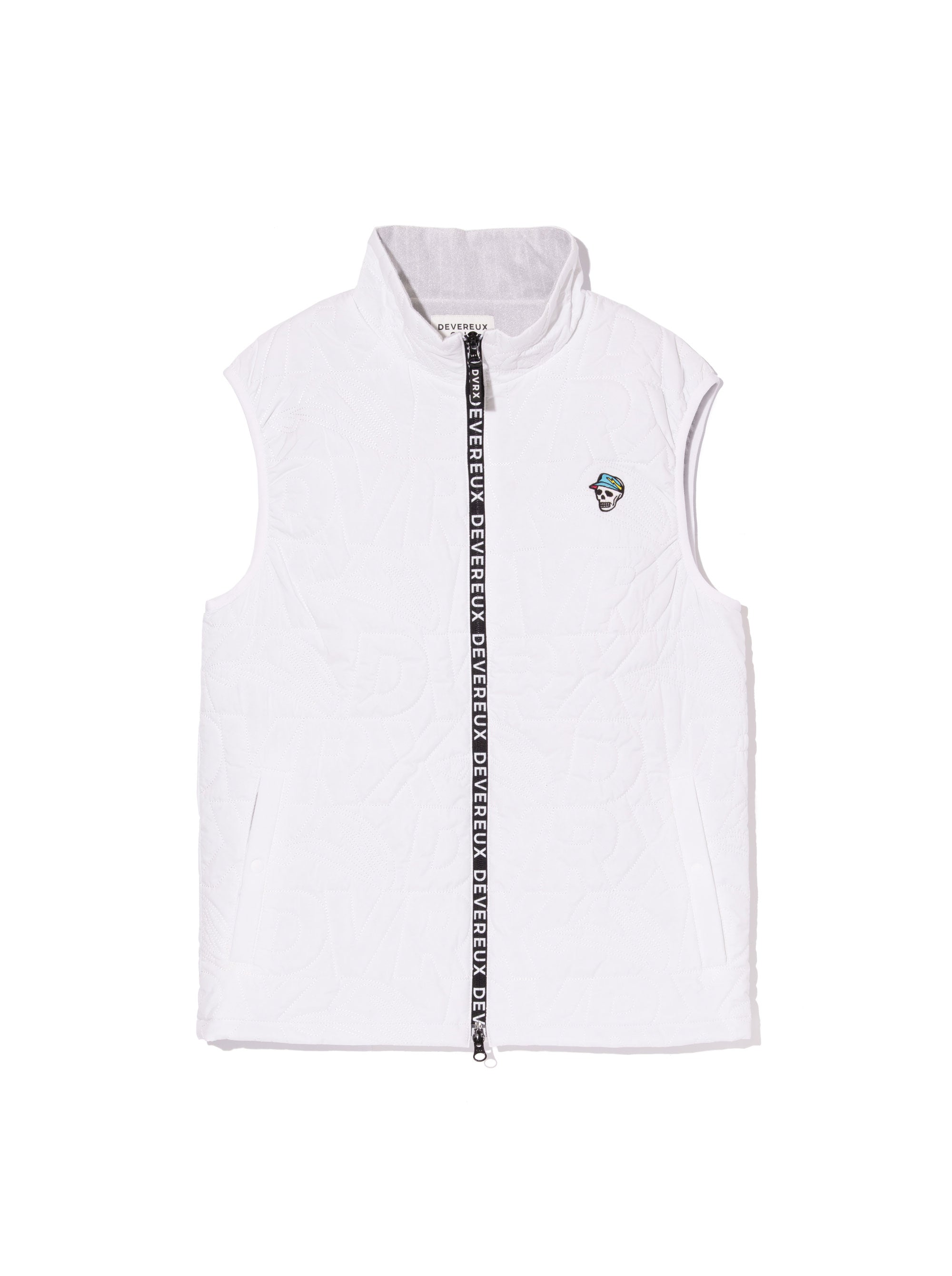 DVRX中綿キルトFull Zip Vest 763474104-WHITE