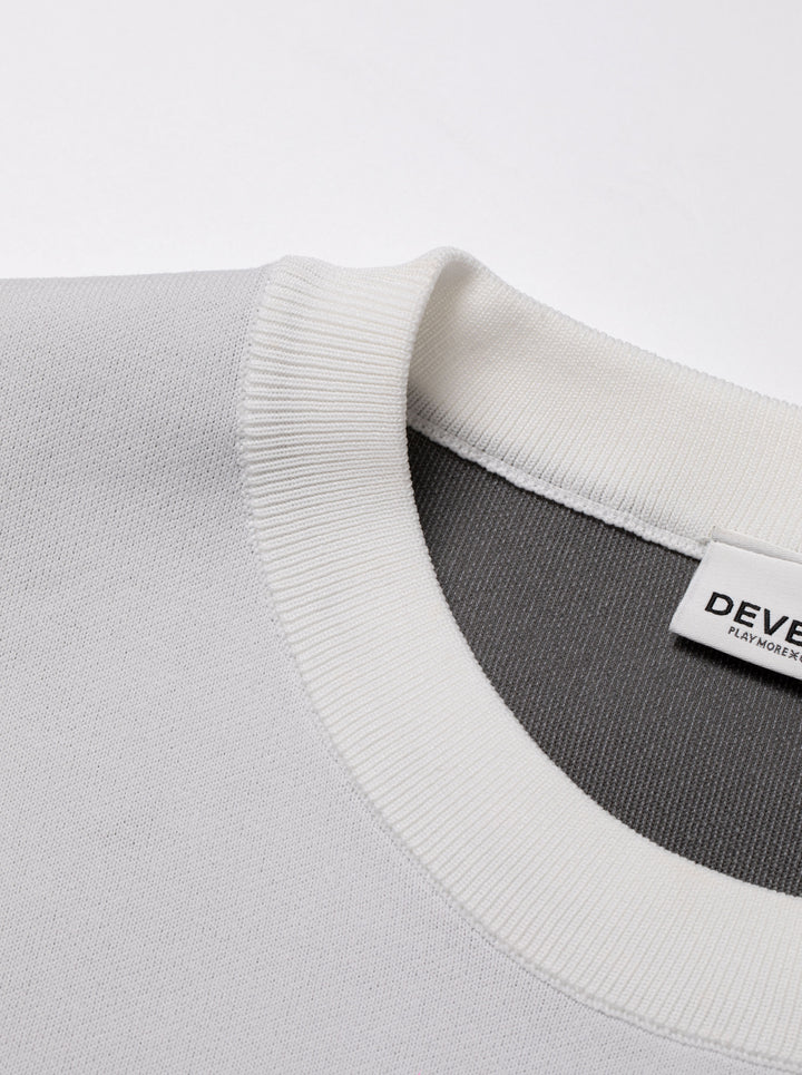 WOMEN 18G Essential DVRX Knit Crew 763474770-WHITE