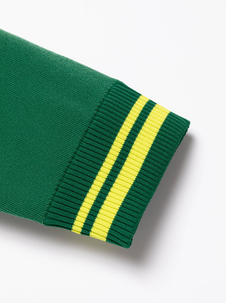 WOMEN 18G Essential DVRX Knit Crew 763474770-GREEN