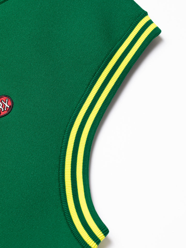 WOMEN 18G Essential DVRX Knit Vest 763474771-GREEN