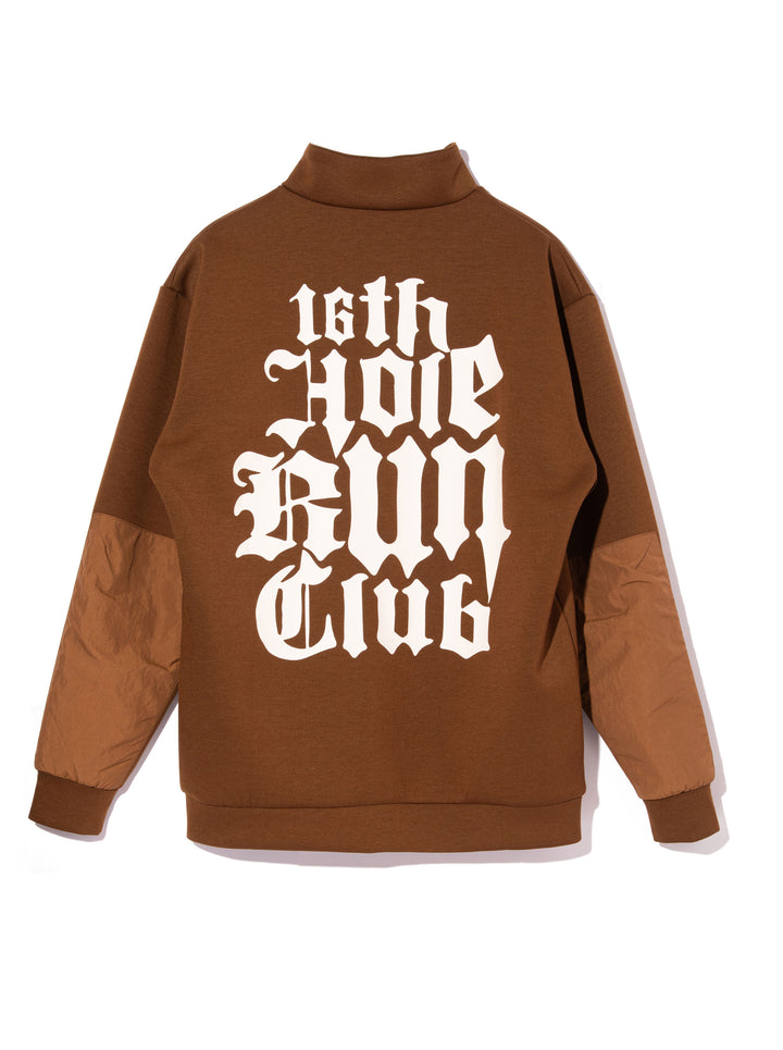 16 Run ClubモノフィラFull Zip Pocket JK 763474106-CAMEL