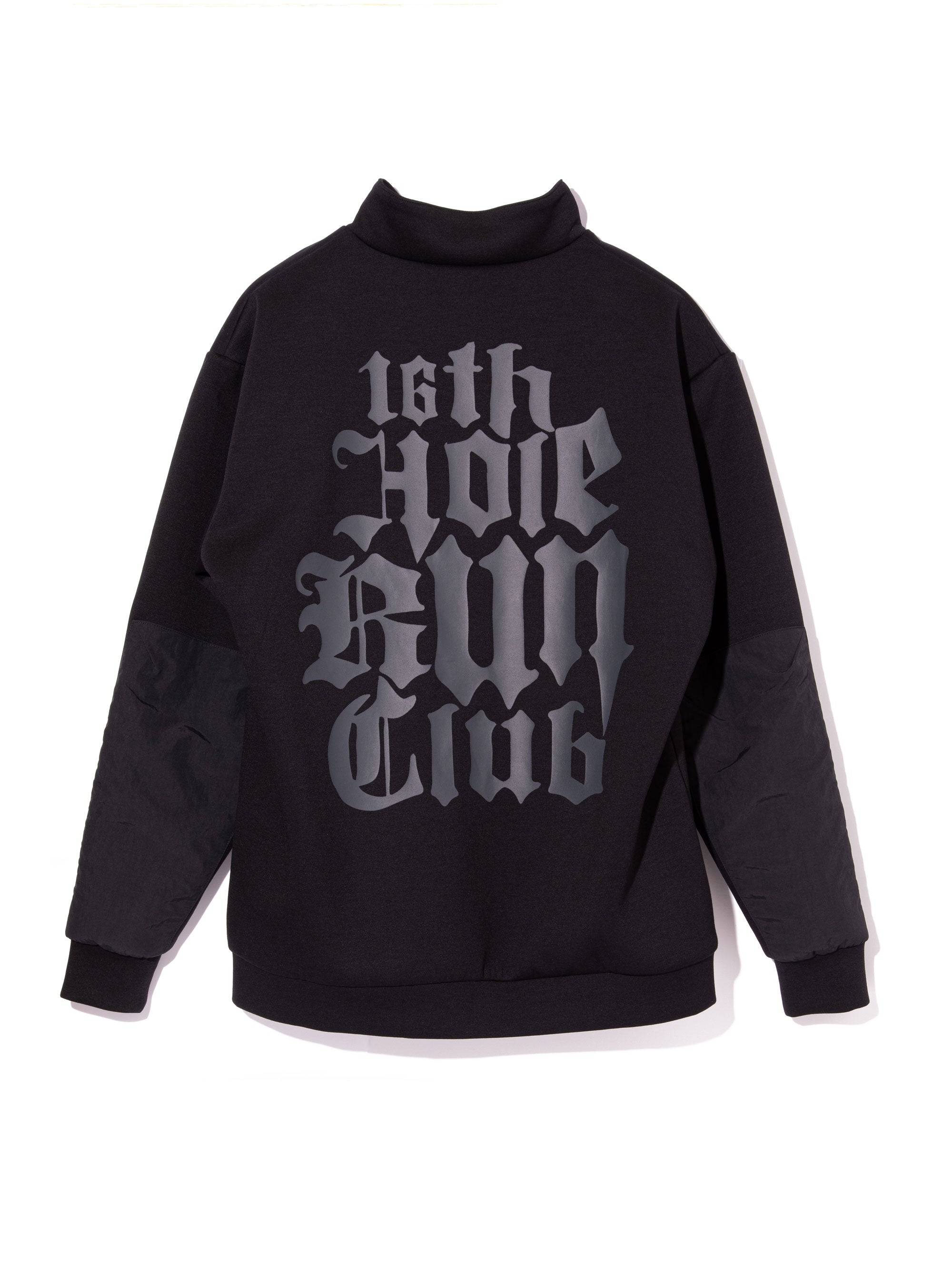 16 Run ClubモノフィラFull Zip Pocket JK 763474106-BLACK