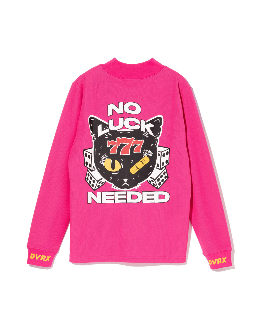 WOMEN No Luck Needed Mock Neck L/S 763474086-PINK