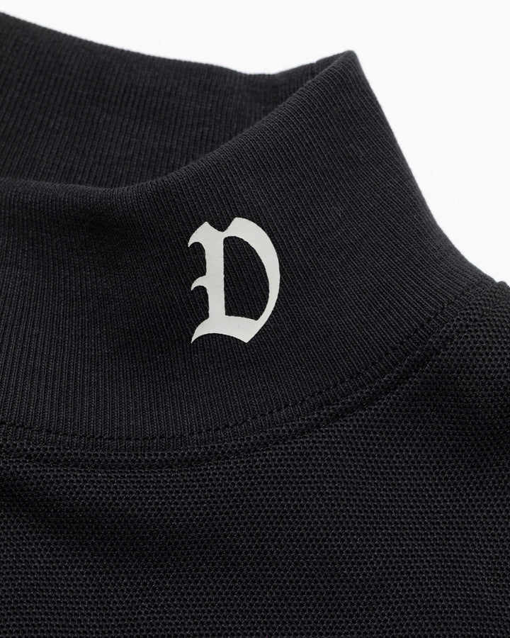 Highly Addictive Mock Neck L/S 763474015-BLACK