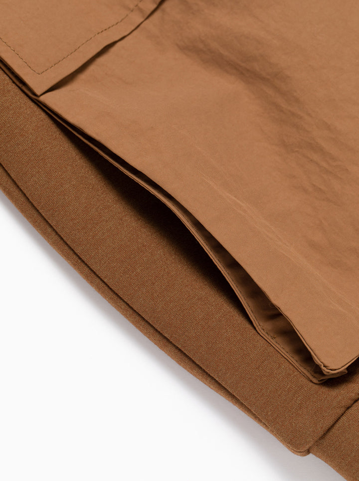 16 Run ClubモノフィラFull Zip Pocket JK 763474106-CAMEL