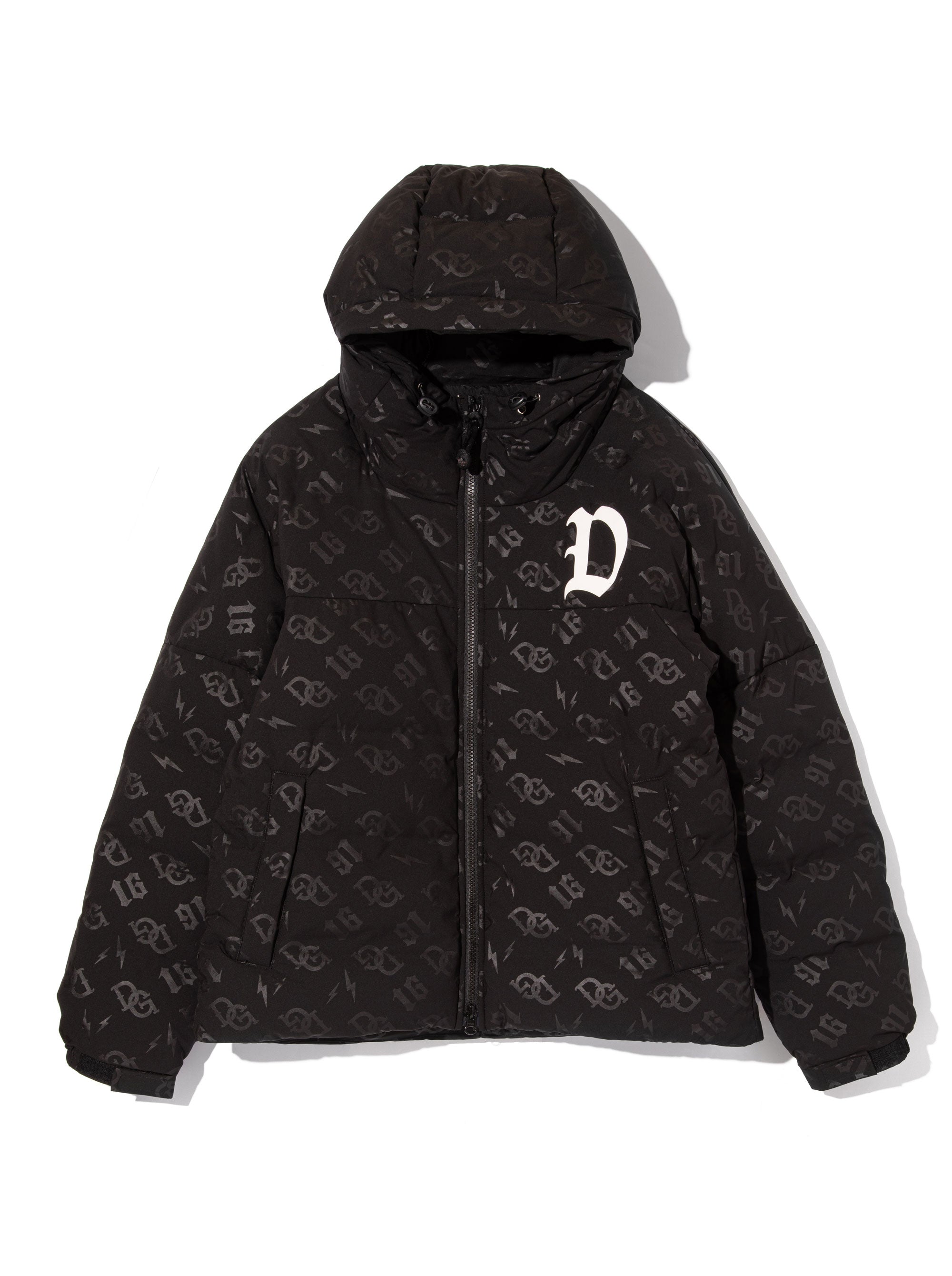 WOMENS Monogram D ダウンJK 763474177-BLACK