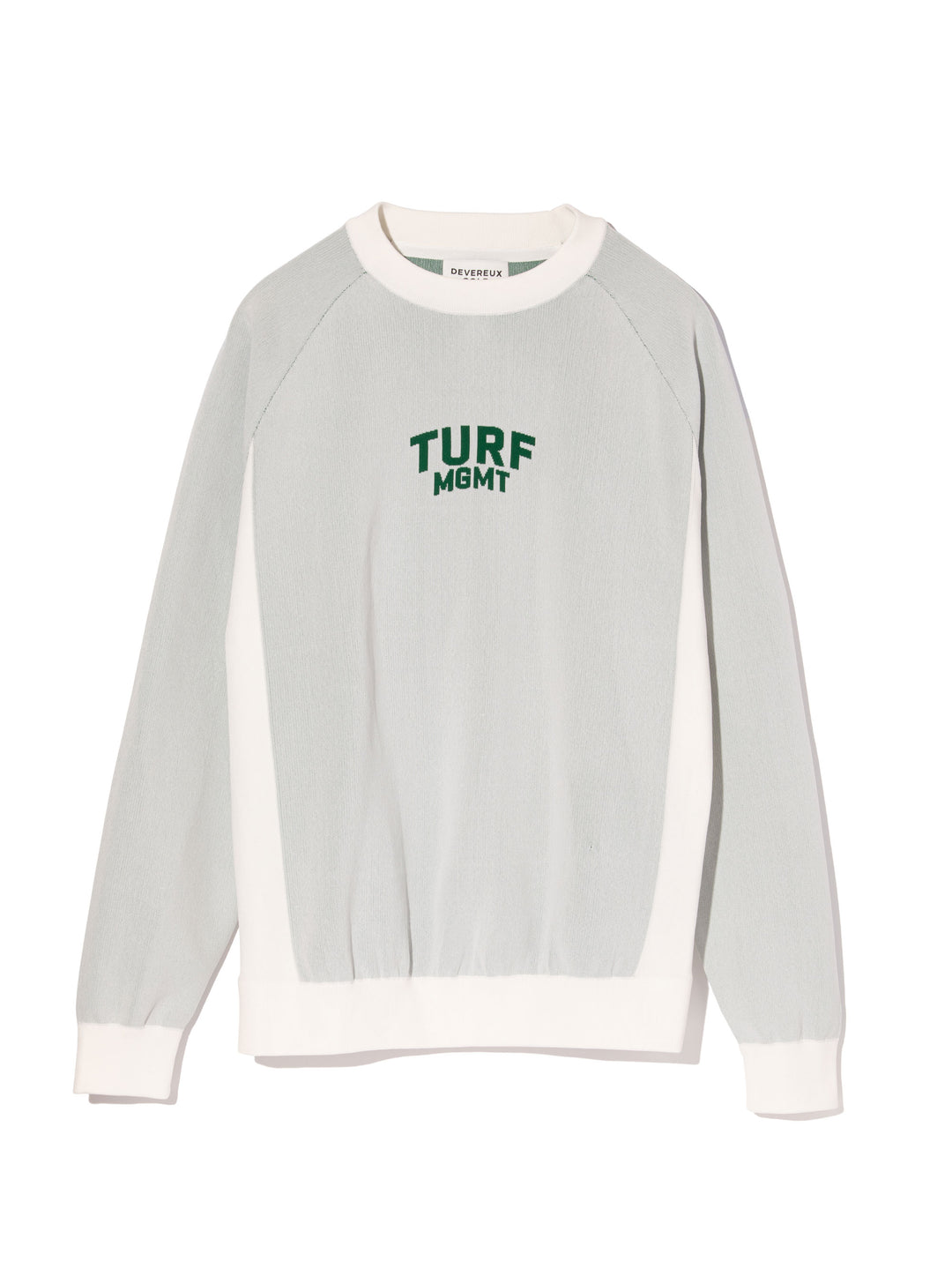 16G TURF MGMT Raglan Knit Crewneck 763474705-WHITE