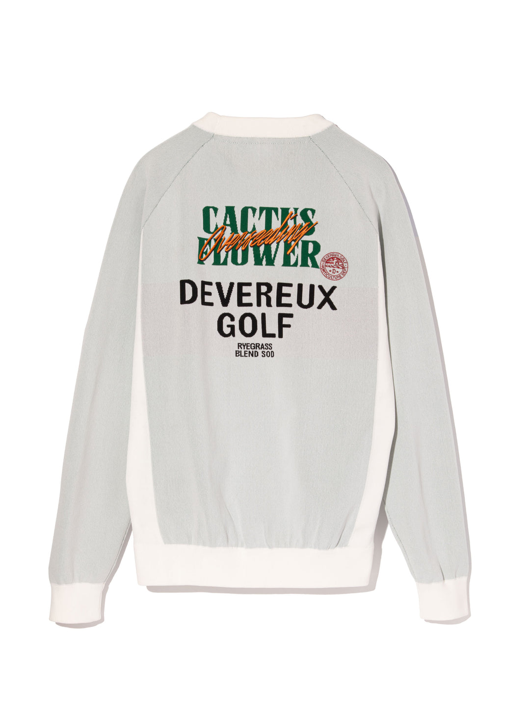 16G TURF MGMT Raglan Knit Crewneck 763474705-WHITE