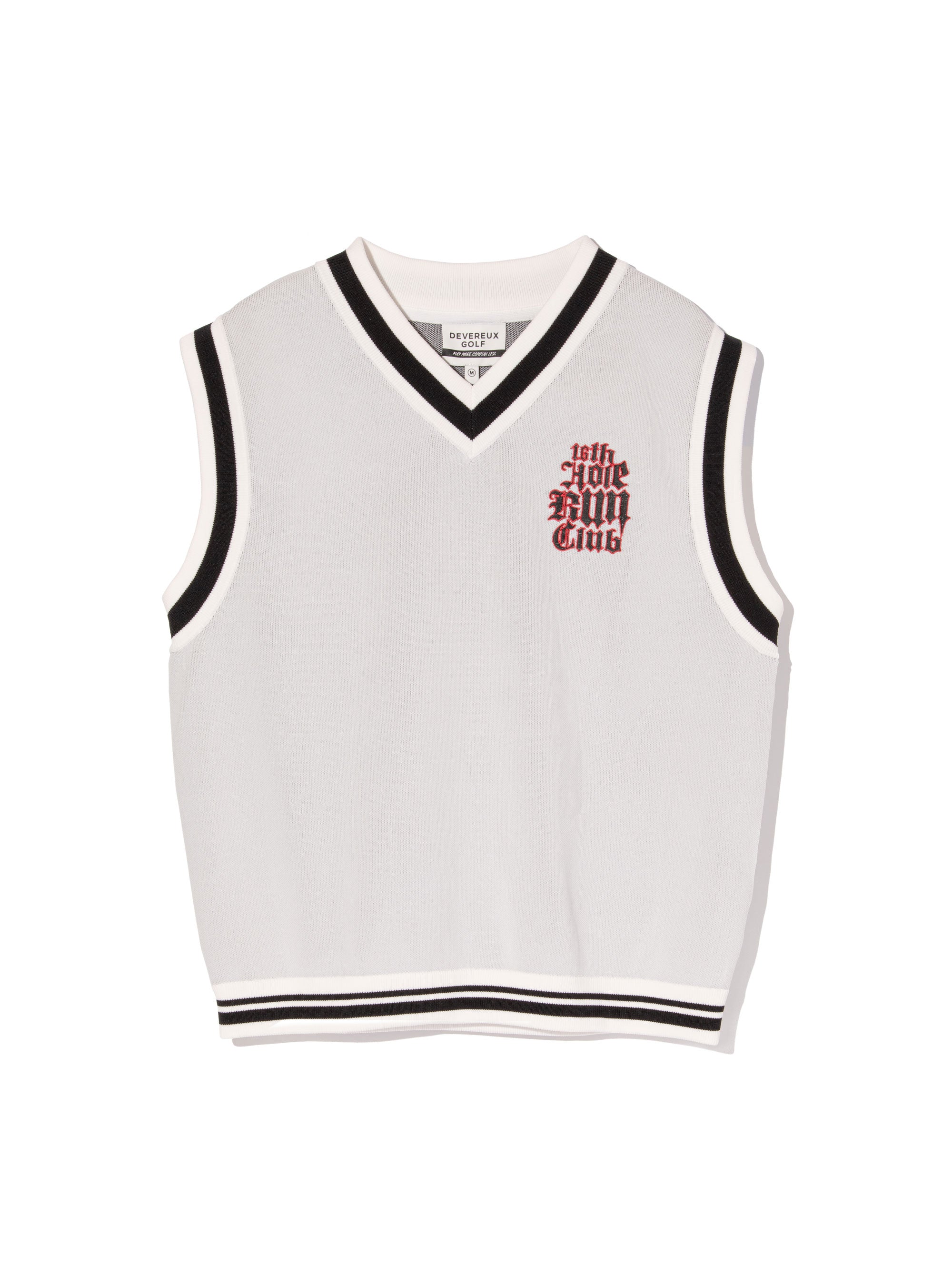 16 Run Club Knit Vest 763474703-WHITE