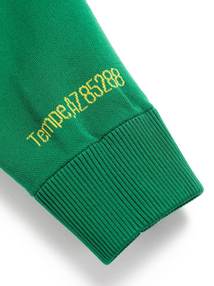 WOMEN 16G D Logo Knit Crewneck 763474772-DUCK GREEN