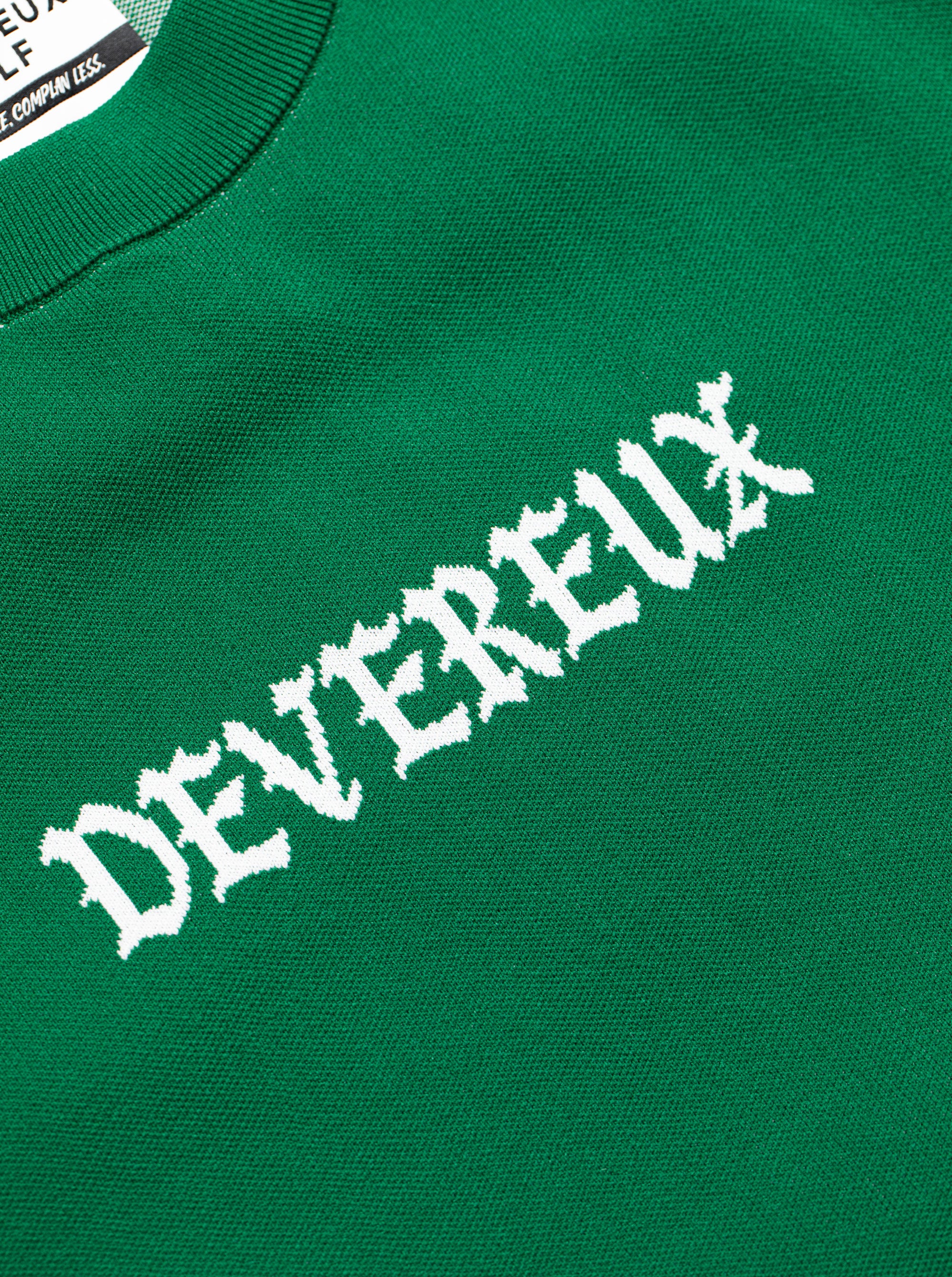 16G D Logo Knit Crewneck 763474704-DUCK GREEN