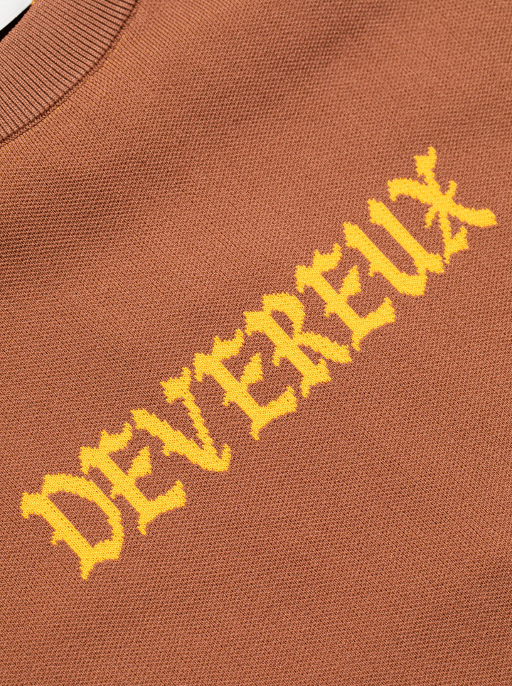 WOMEN 16G D Logo Knit Crewneck 763474772-CAMEL