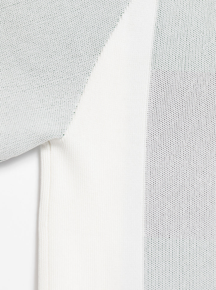 WOMEN 16G TURF MGMT Raglan Knit 7 Crewneck 763474773-WHITE