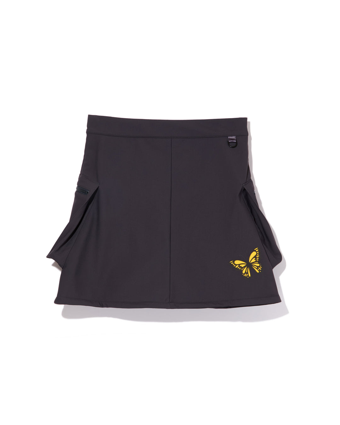 WOMEN  三層フリース フロントジップスカート 763474476-CHARCOAL