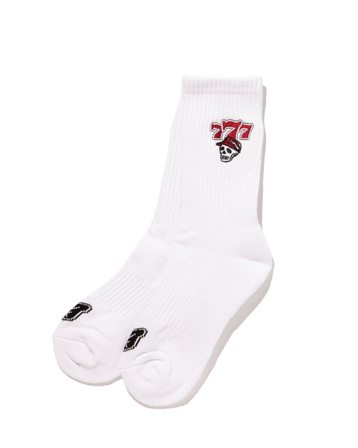 WOMEN Lucky 7 Socks 763474836-WHITE