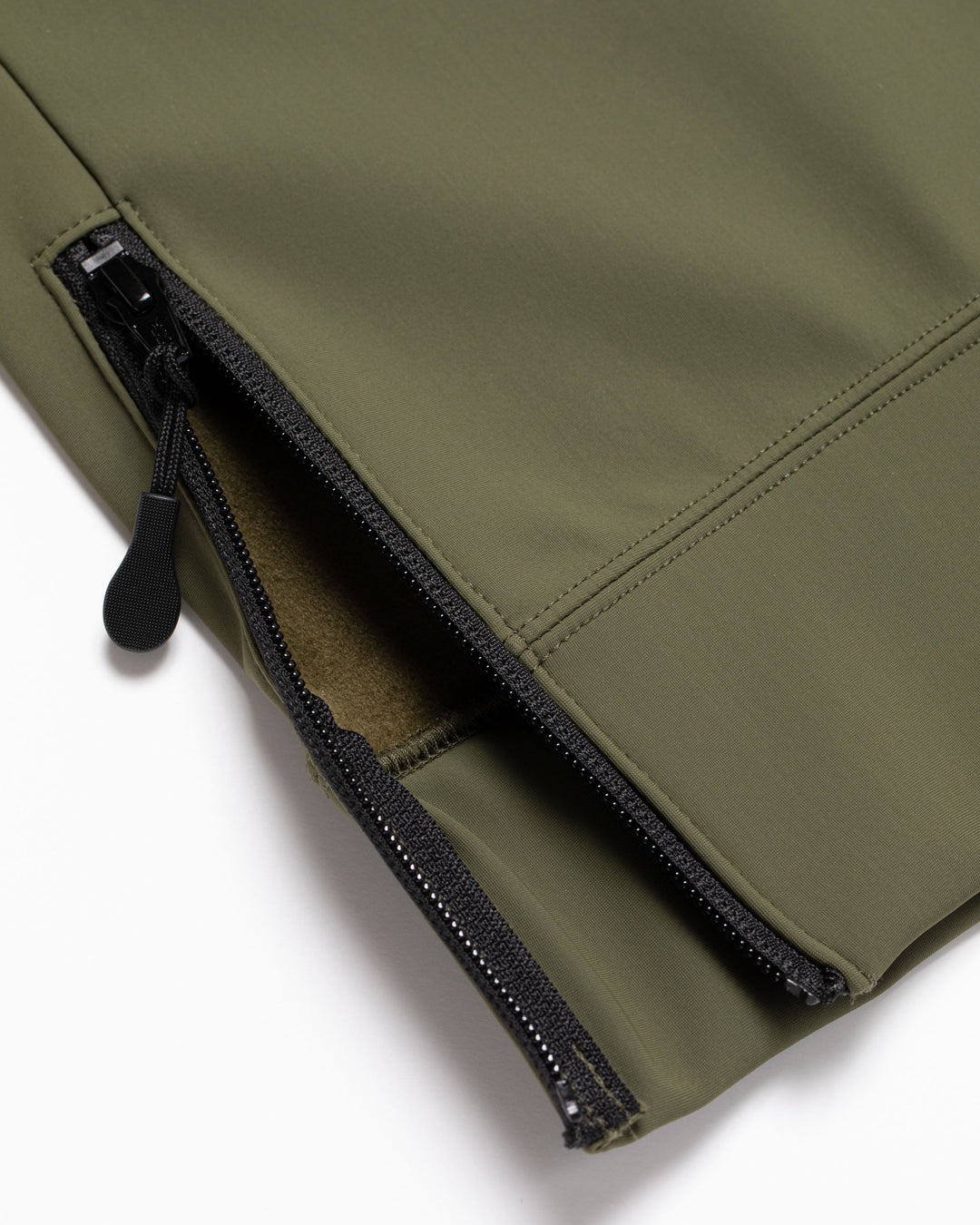 DG 三層フリースハーフジッププルオーバー 763474013-KHAKI