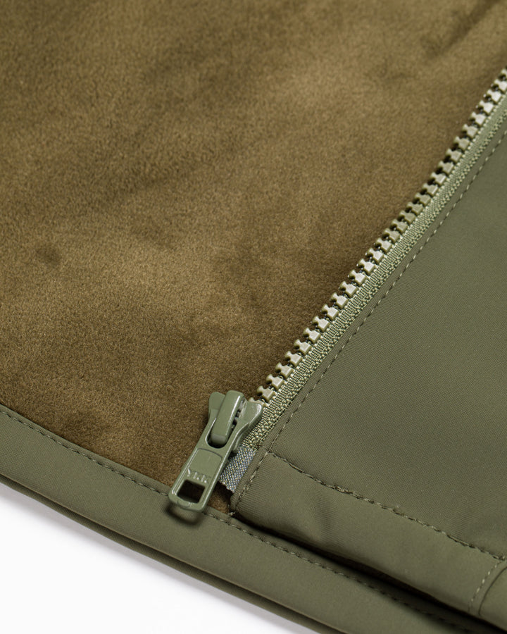 WOMEN  三層フリース フロントジップスカート 763474476-KHAKI