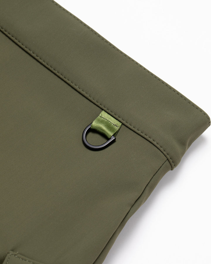 WOMEN  三層フリース フロントジップスカート 763474476-KHAKI