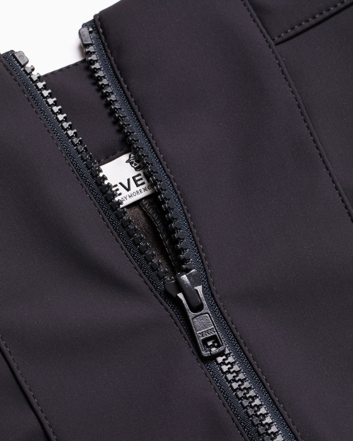 WOMEN  三層フリース フロントジップスカート 763474476-CHARCOAL