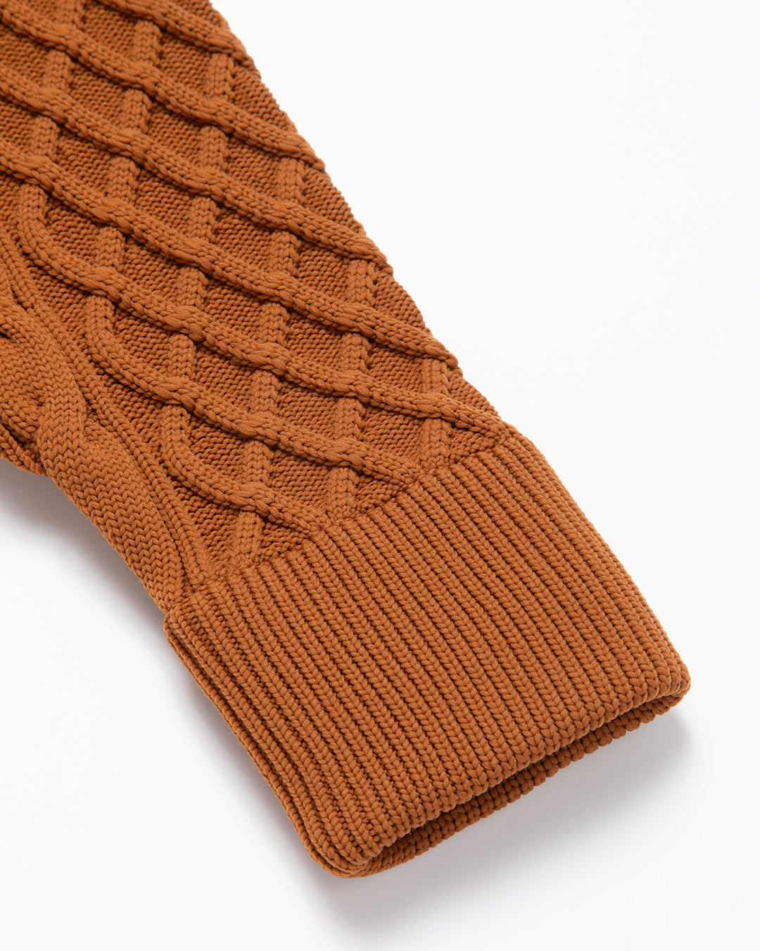 7G DVRX Knit Cable Turtle Neck 763474707-CLAY