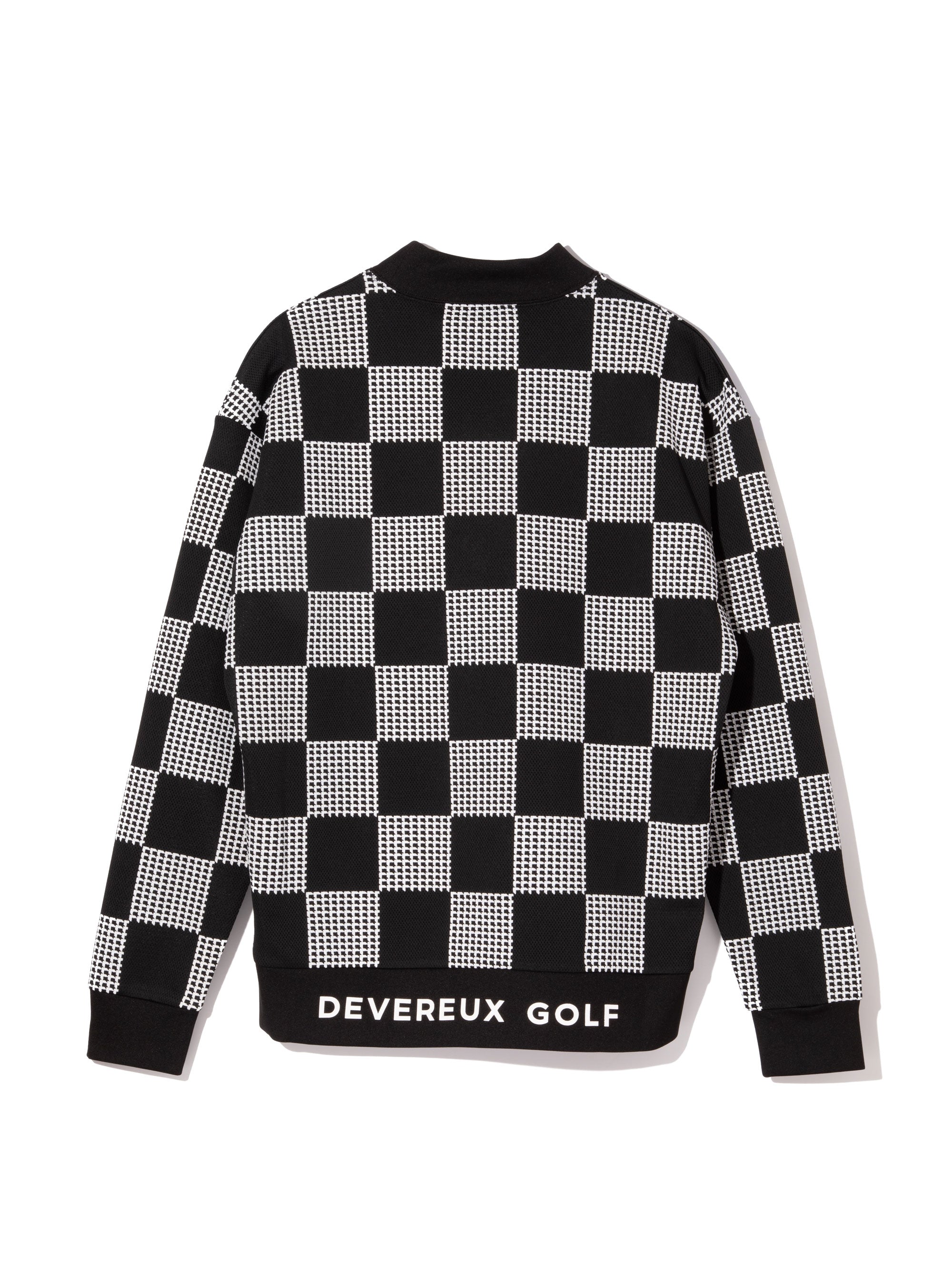 NEW Back 9 Checkerモックネック 763474025-BLACK