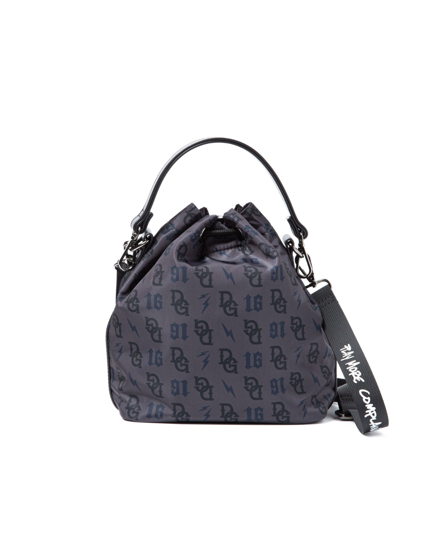 DG モノグラム バケットバッグ 763474854-BLACK