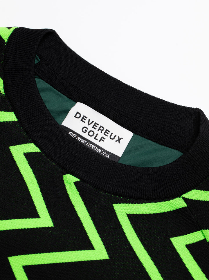 16G Goblin Lining Knit Crew Neck 763474706-GREEN