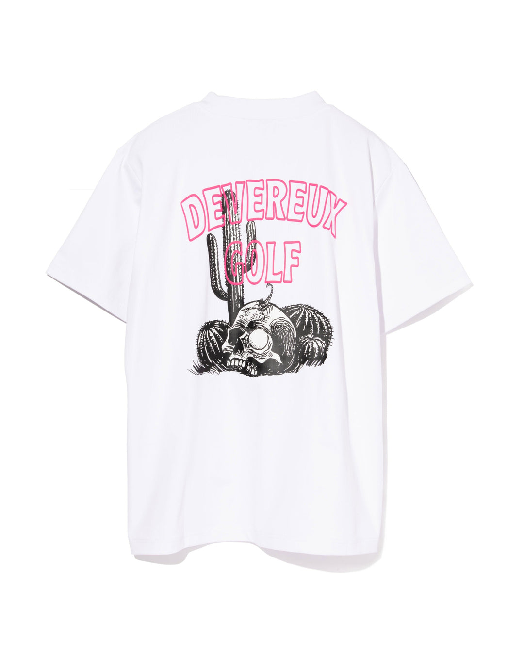 Cactus Run ClubモックネックTシャツ 763572026-WHITE
