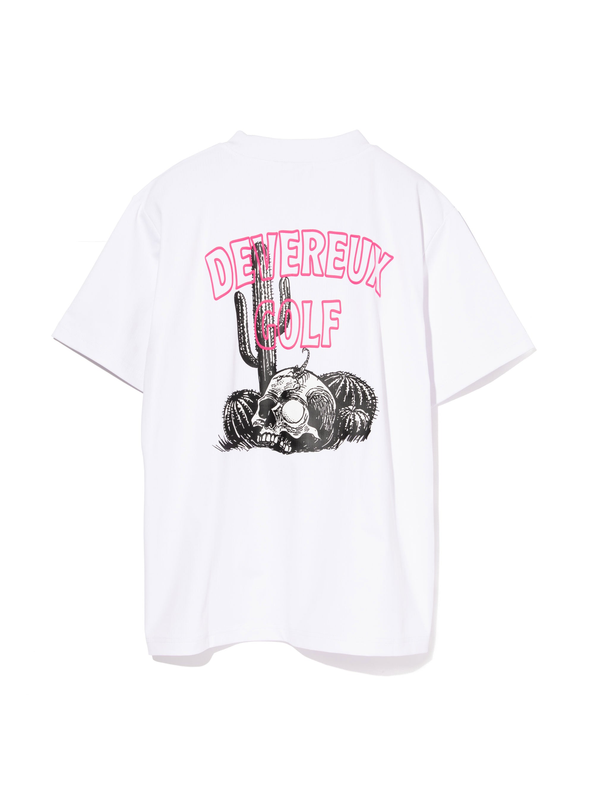 Cactus Run ClubモックネックTシャツ 763572026-WHITE