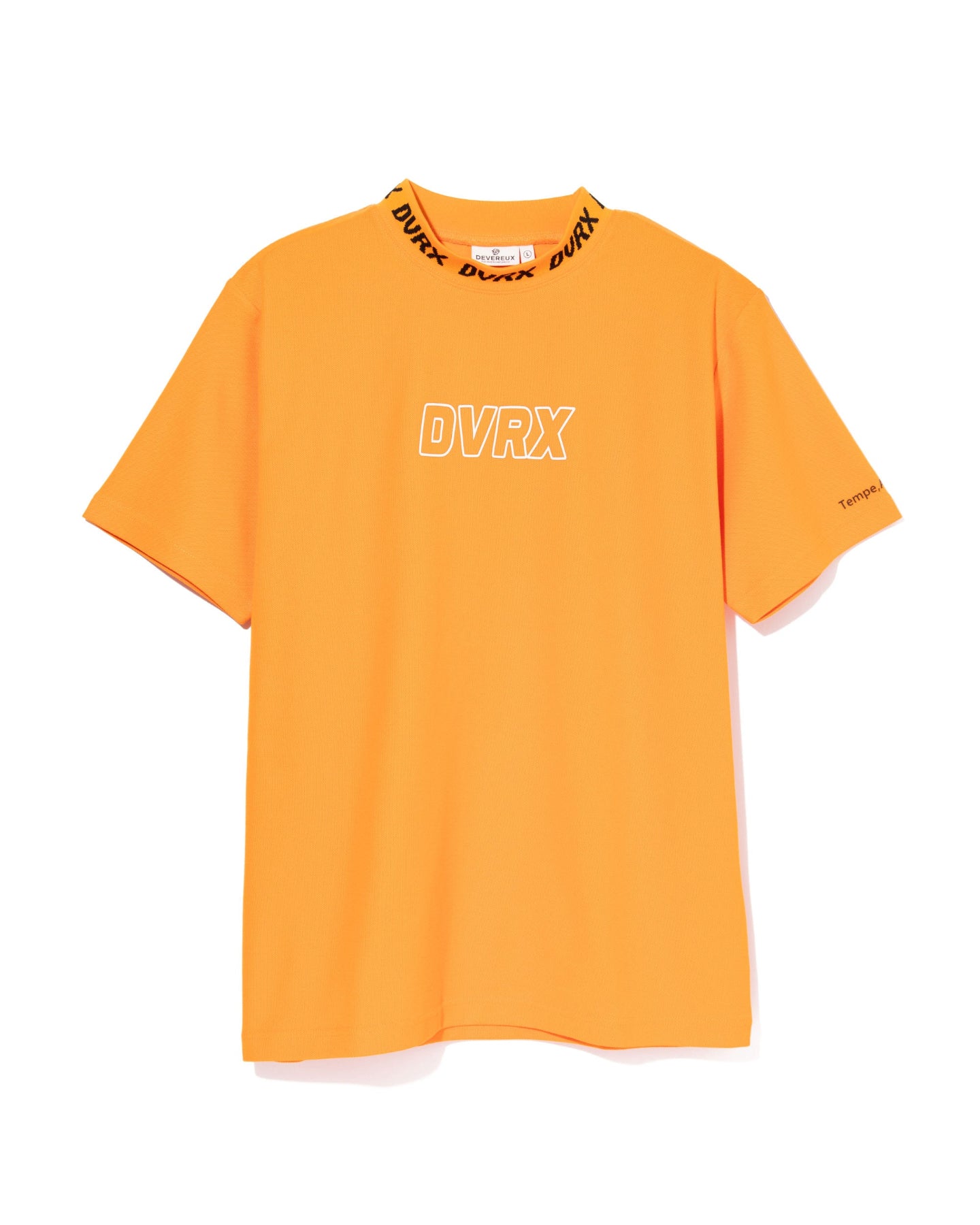 Classic Logo Rib モックネッククロコTシャツ763572025-ORANGE