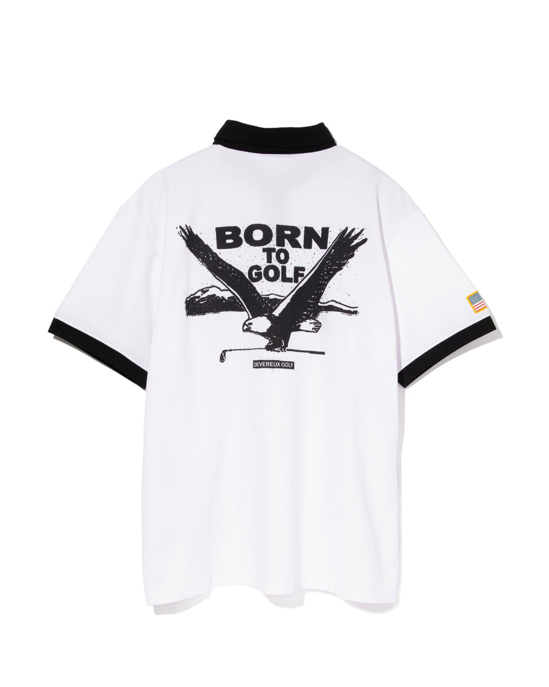 PF Eagleポロ 763572015-WHITE x BLACK