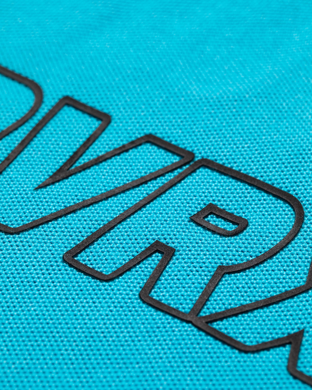 Classic Logo Rib モックネッククロコTシャツ 763572025-AQUA