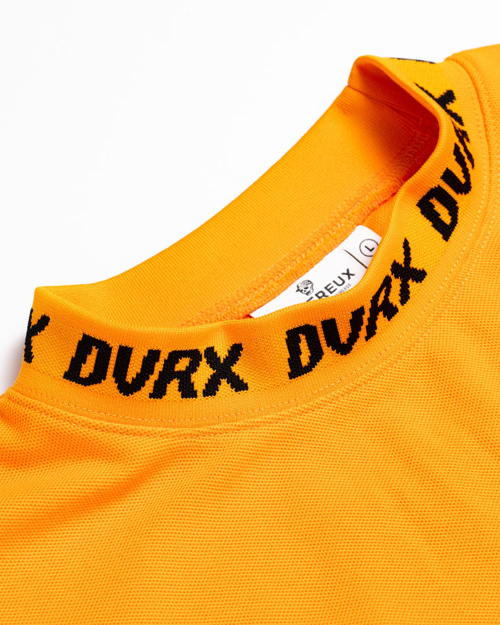 Classic Logo Rib モックネッククロコTシャツ763572025-ORANGE