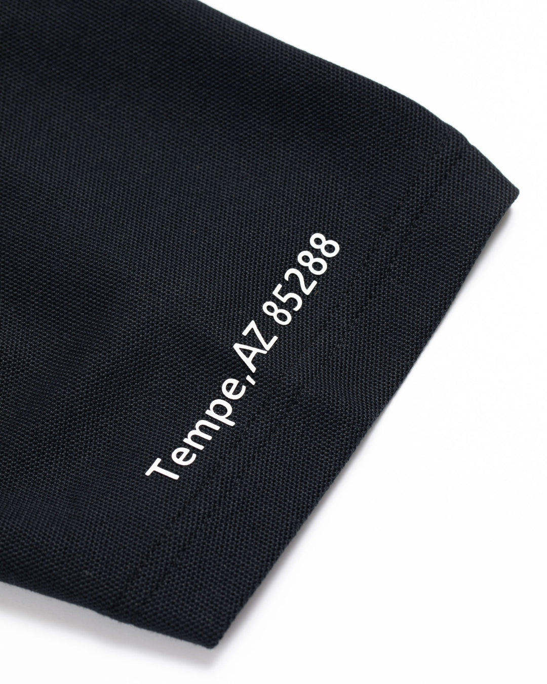 Classic Logo Rib モックネッククロコTシャツ 763572025-BLACK