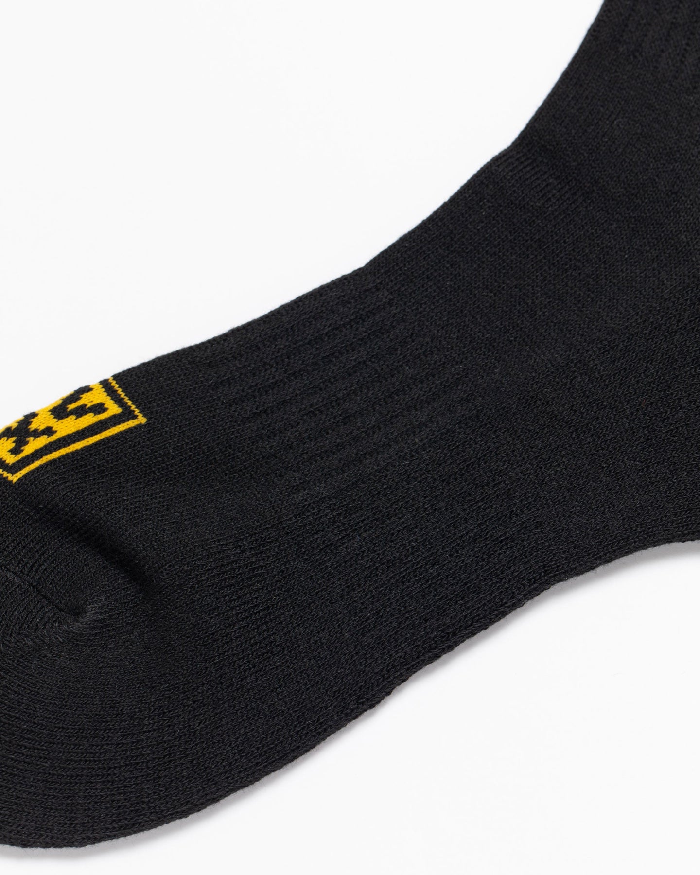 MEN Back Logo Regular Socks 763572840-BLACK/WH