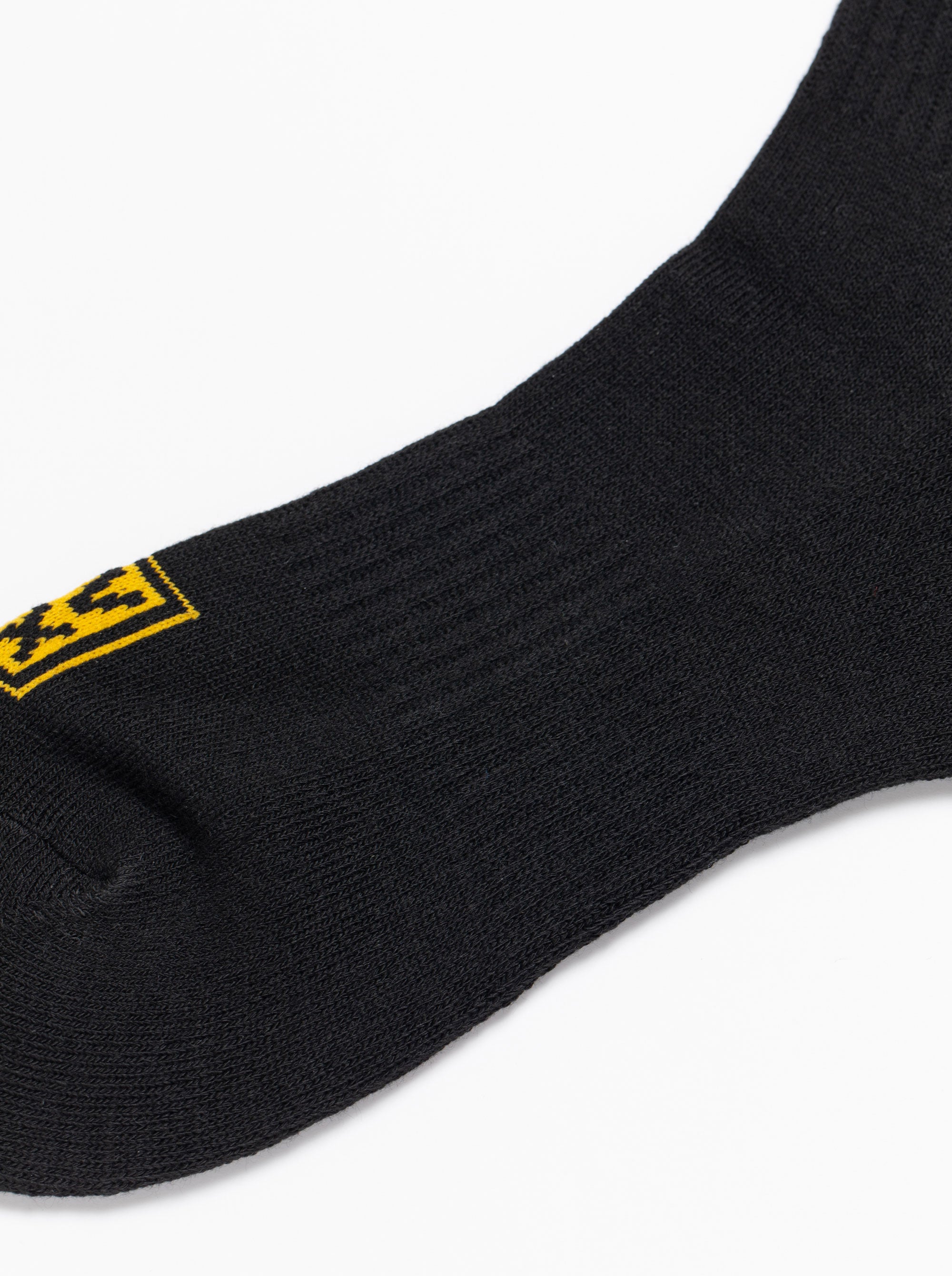 MENS Back Logo Regular Socks 763572840-BLACK/WH