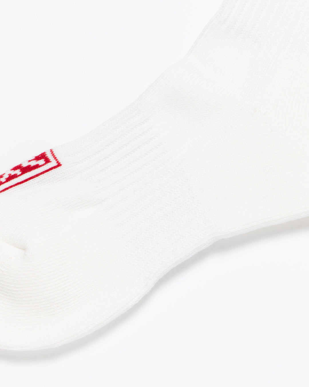 WOMEN Back Logo Regular Socks 763572870-WHITE/BK