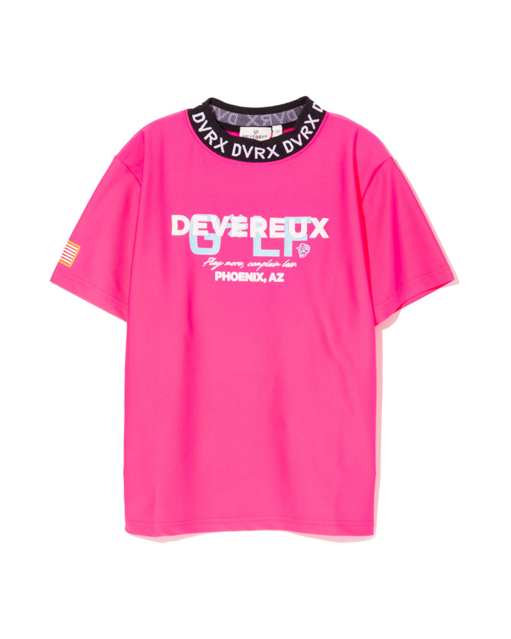 WOMEN DVRXリブモックSkull Caddie TEE 763572081-PINK