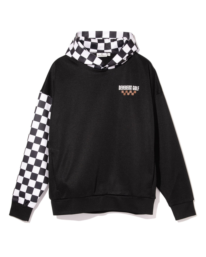 The Major チェッカーフーディー 763572010-BLACK