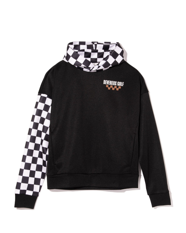 WOMEN The Major チェッカーフーディー 763572076-BLACK