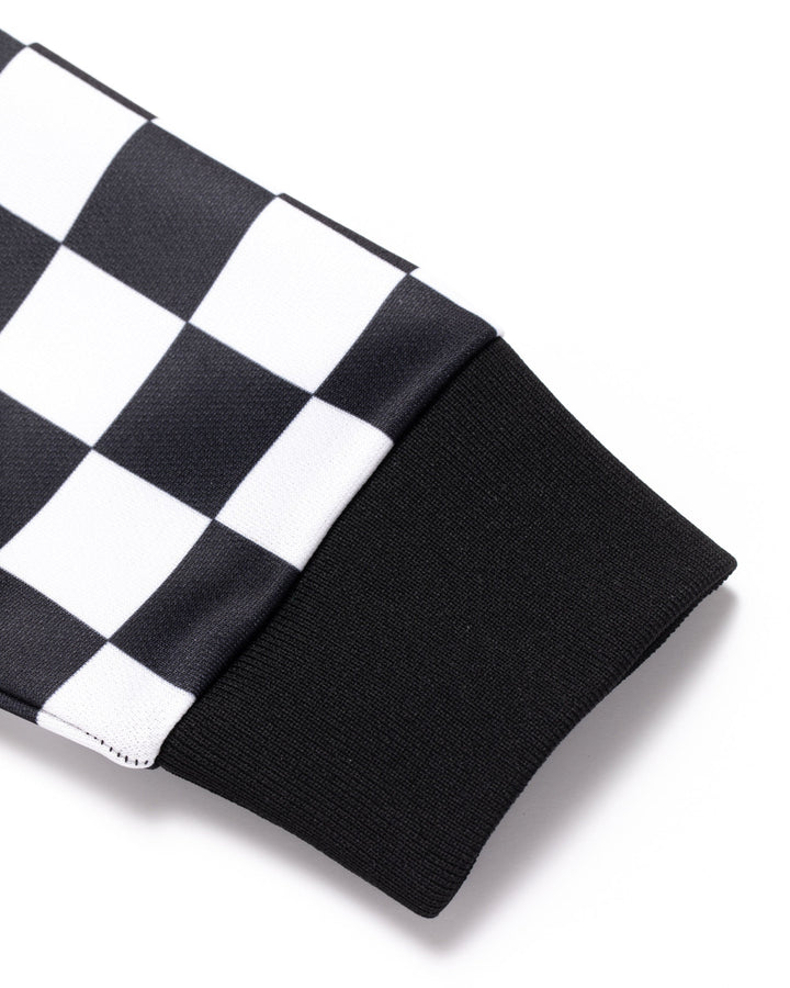 The Major チェッカーフーディー 763572010-BLACK