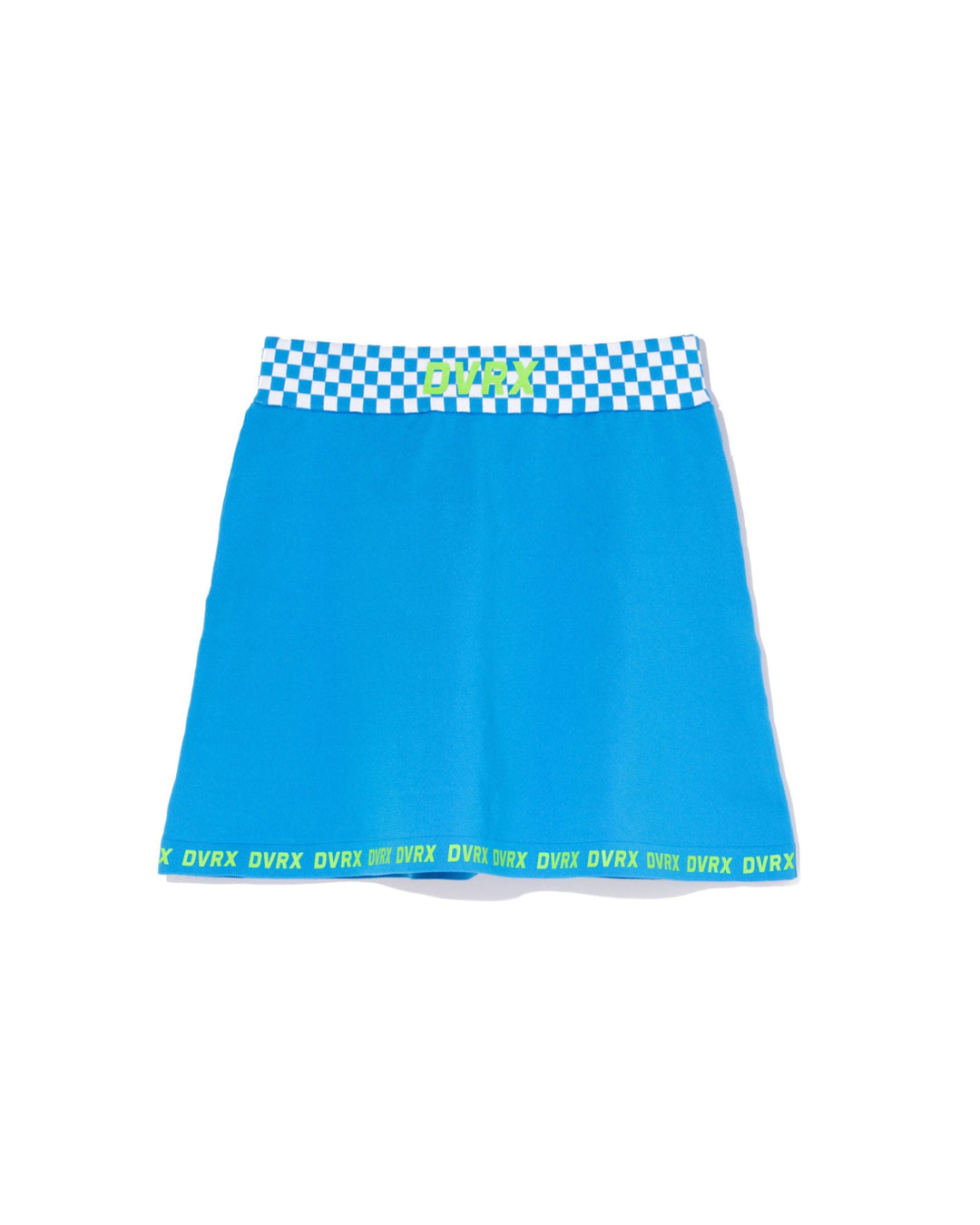 WOMEN Born to Golf チェッカーリブニットスカート 763572483-BLUE