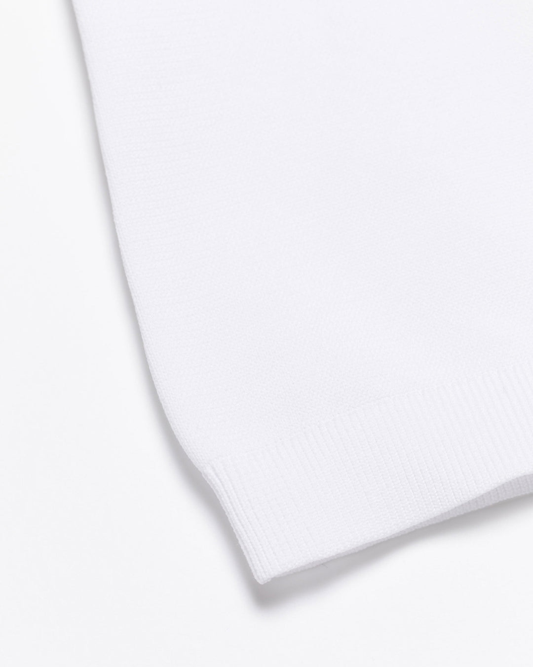 WOMEN Born to Golf チェッカーリブモックフレンチスリーブニット 763572771-WHITE