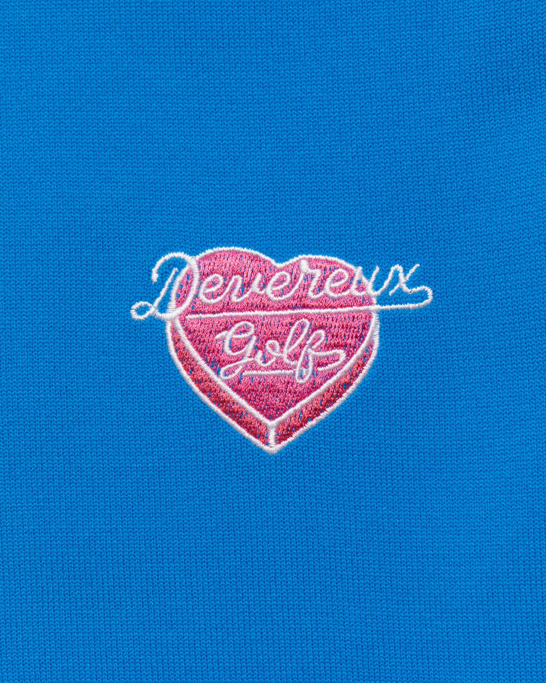 WOMEN Born to Golf チェッカーリブモックフレンチスリーブニット 763572771-BLUE