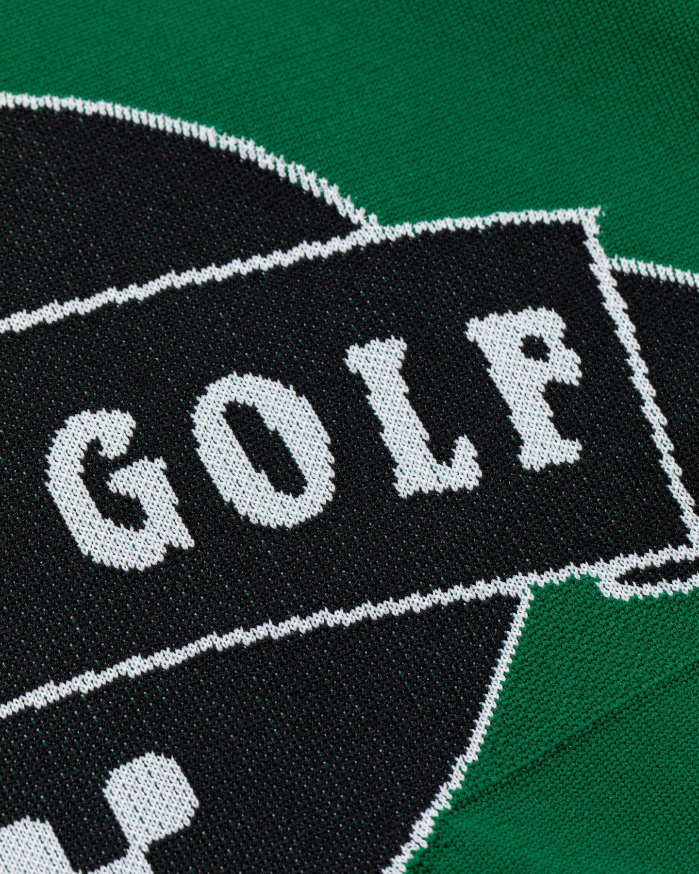 Born to Golf チェッカーリブニットベスト 763572701-GREEN