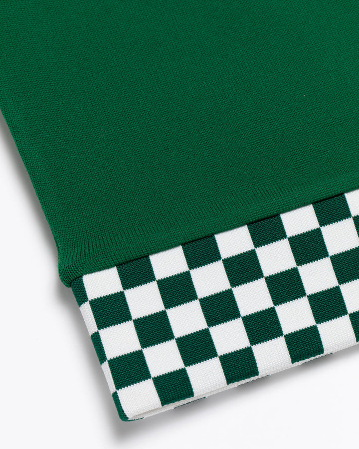 Born to Golf チェッカーリブニットベスト 763572701-GREEN