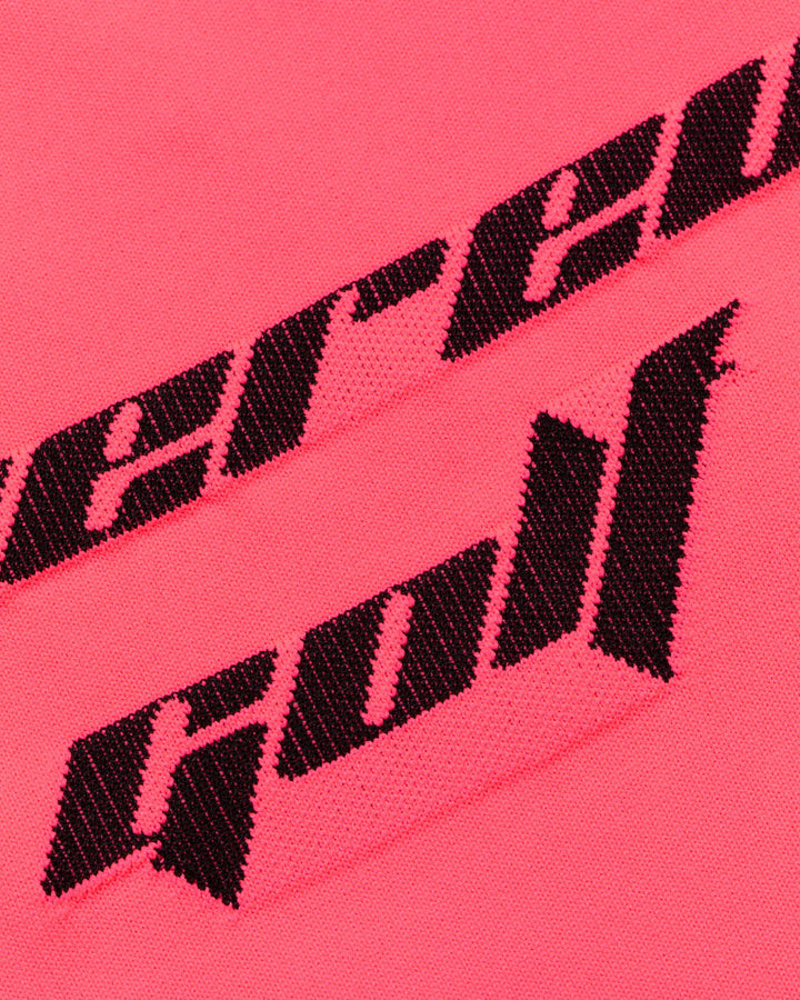 Born to Golf チェッカーリブニットプルオーバー 763572702-PINK