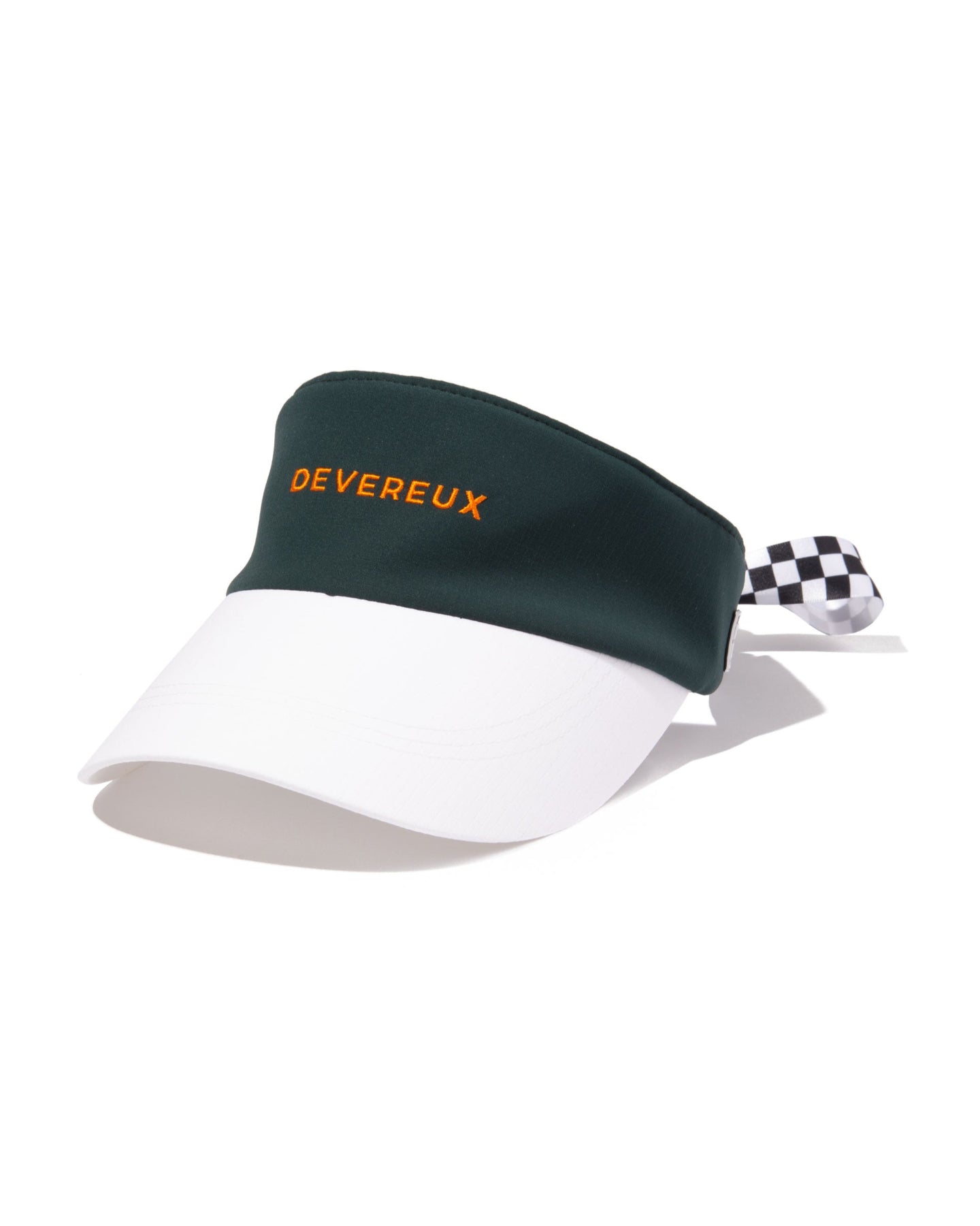 WOMEN Dot Air Basic Checker Ribbon Visor 763572806-GREEN