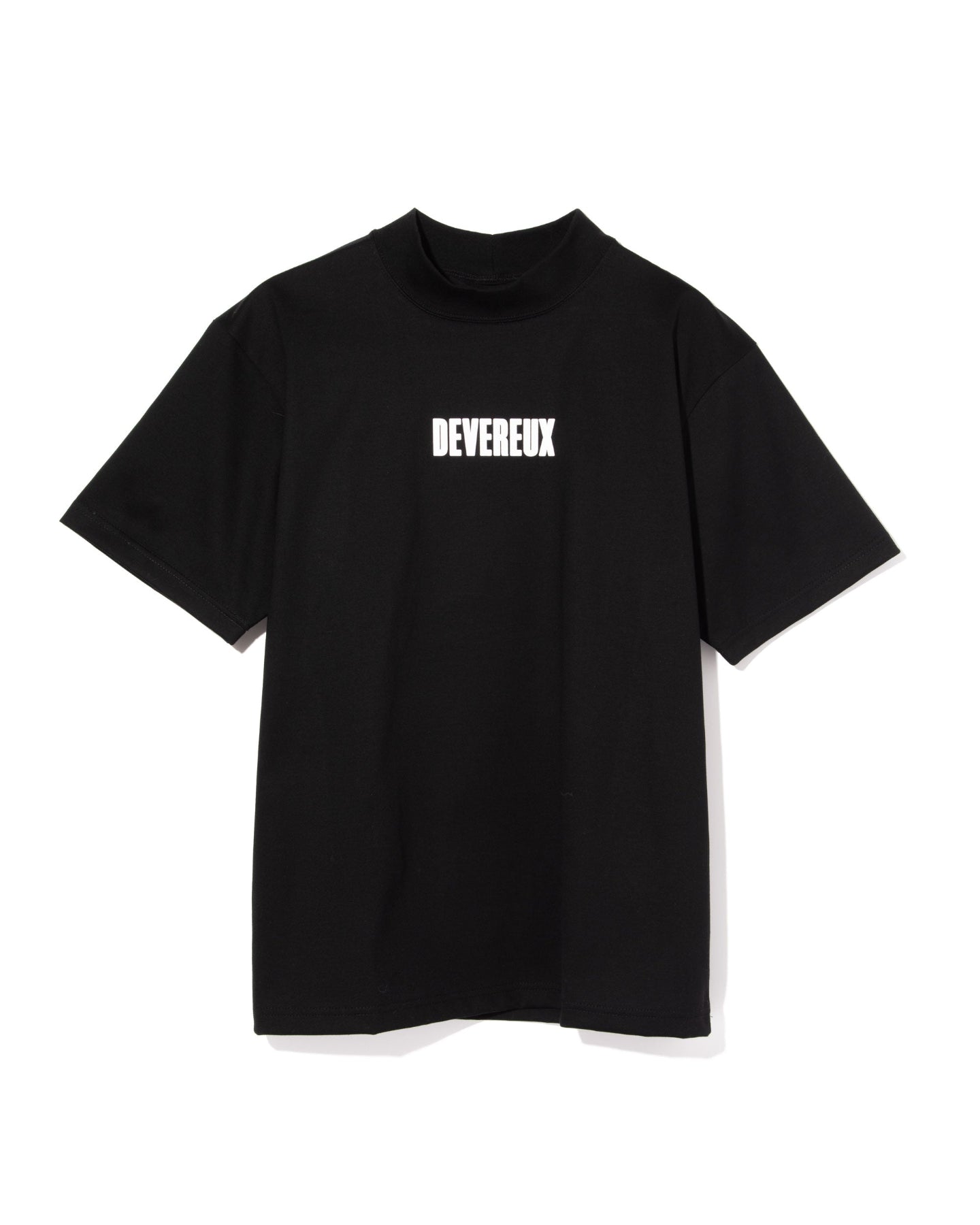 Logo Assorted モックネックTシャツ 763572023-BLACK