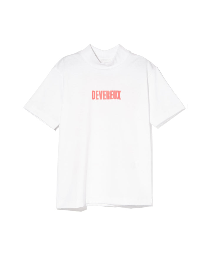 WOMEN Logo Assorted モックネックTシャツ 763572087-WHITE